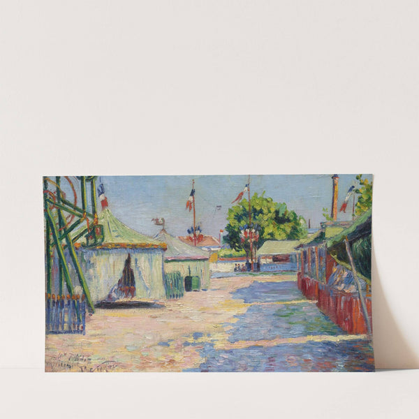 La Fête D’asnières (1884) by Paul Signac