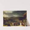 La fête de la Fédération, le 14 juillet 1790, au Champ-de-Mars, actuel 7ème arrondissement. by Charles Thévenin