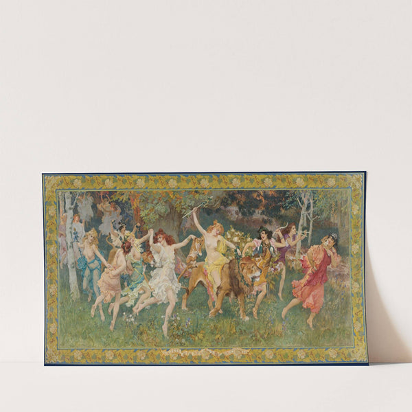 La Fête Des Bois, Les Bacchantes by Frederick Arthur Bridgman