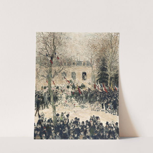 La Fête Des Quatre-Vingts Ans De Victor Hugo by Jean François Raffaëlli