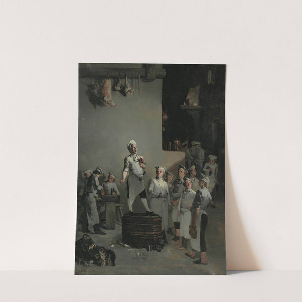 La Fête Du Chef by Théodule Ribot