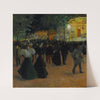 La fête forain, place pigalle by Louis Abel-Truchet