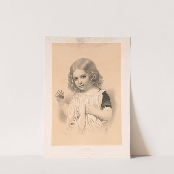 La figure. Le passe-passe, the cherries (1851) by Emile Lassalle