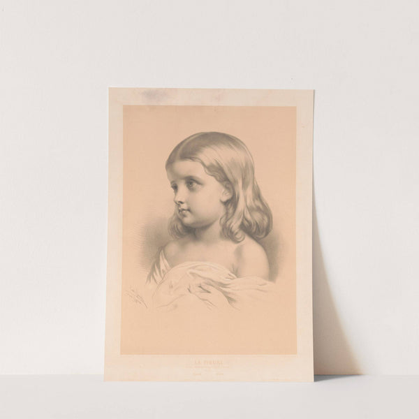 La figure. Marie Mary (1851) by Emile Lassalle