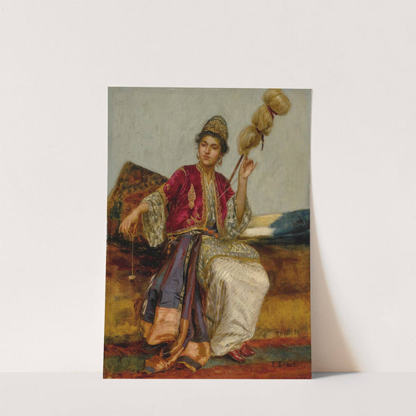 La Fileuse by Rudolf Ernst