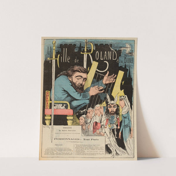 La fille de Roland & de Bornier (1875) by André Gill