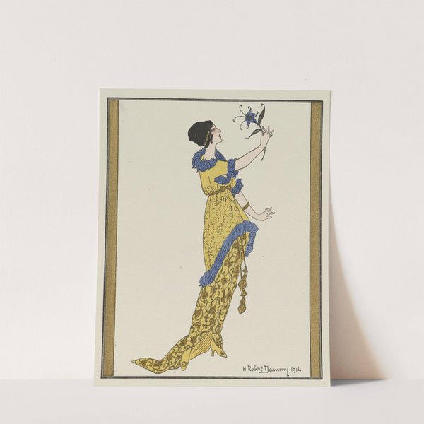 La fleur merveilleuse ; Robe du soir de Doucet by H. Robert Dammy