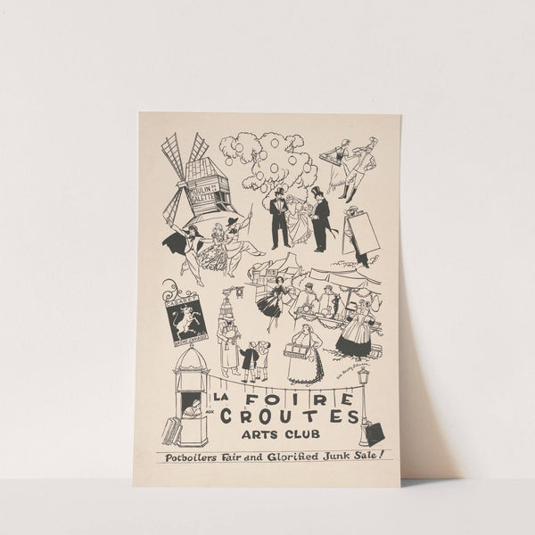 La Foire aux Croutes at the Arts club by Iris Beatty Johnson