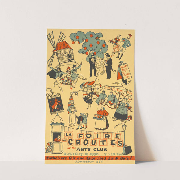 La Foire aux Croutes at the Arts club by Iris Beatty Johnson
