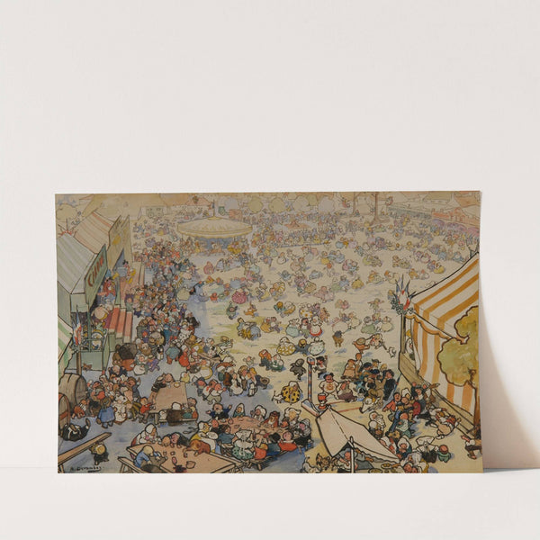 La foire de Pâque (before 1902) by André Victor Édouard Devambez