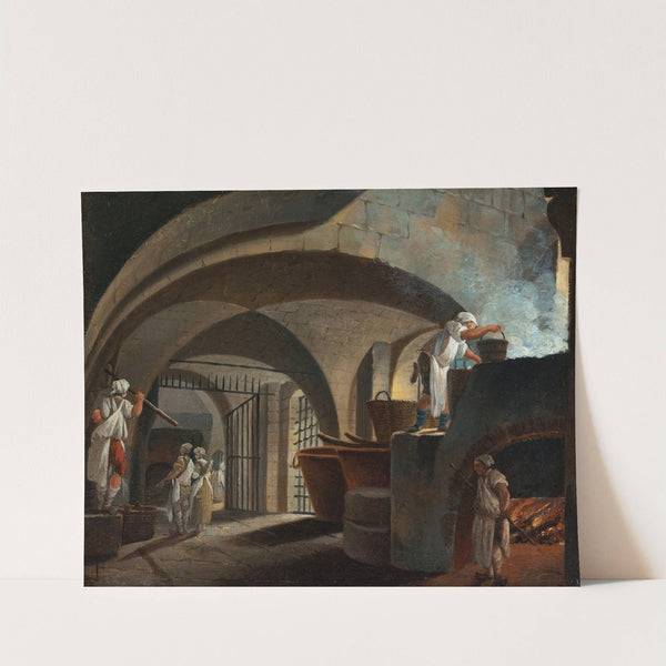 La fonderie des suifs à l'Hôtel-Dieu by Pierre-Antoine Demachy