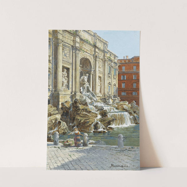 La fontaine de Trevi à Rome by Antonietta Brandeis