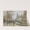 La fontaine du Palmier, place du Châtelet by Eugène Galien-Laloue