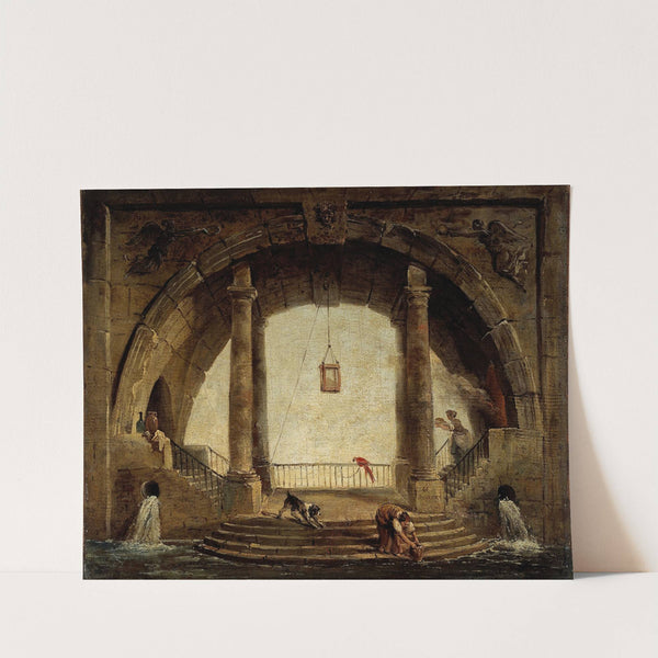 La Fontaine (18th century) by Hubert Robert
