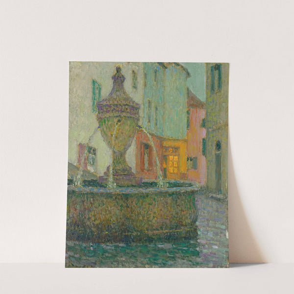 La Fontaine, Saint-Paul De Vence by Henri Le Sidaner