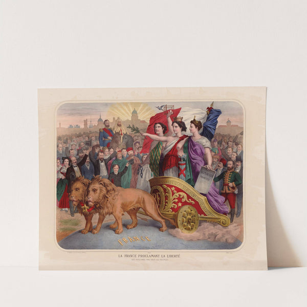 La France proclamant la Liberté. (1856) by Gosselin