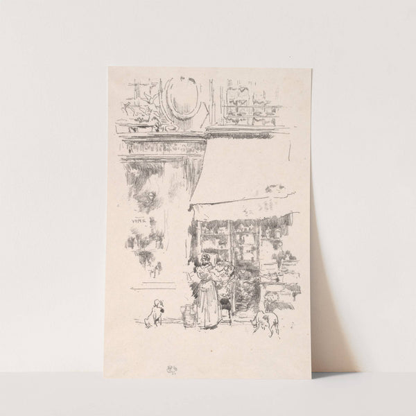 La frutière de la Rue de Grenelle (1874) by James Abbott McNeill Whistler