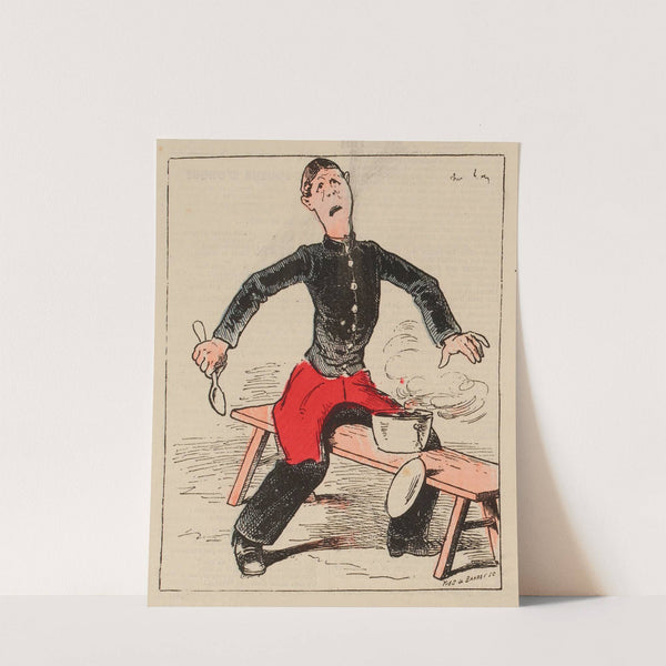 La gamelle du volontaire d’un an (1878) by André Gill