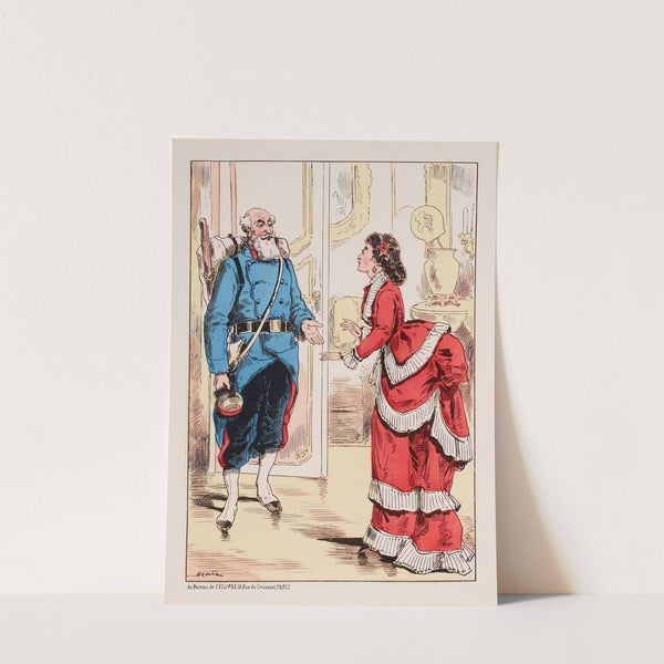 La garde nationale de marche. (1871) by Draner