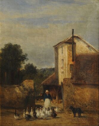 La gardeuse d’oies (19th century)