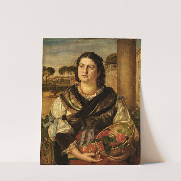 La Giardiniera (1881) by Hans Thoma