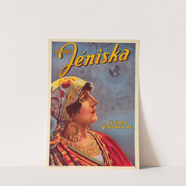 La gitane Jeniska. Célèbre visionnaire by Imp. Spéciale des Tournées Bénévol