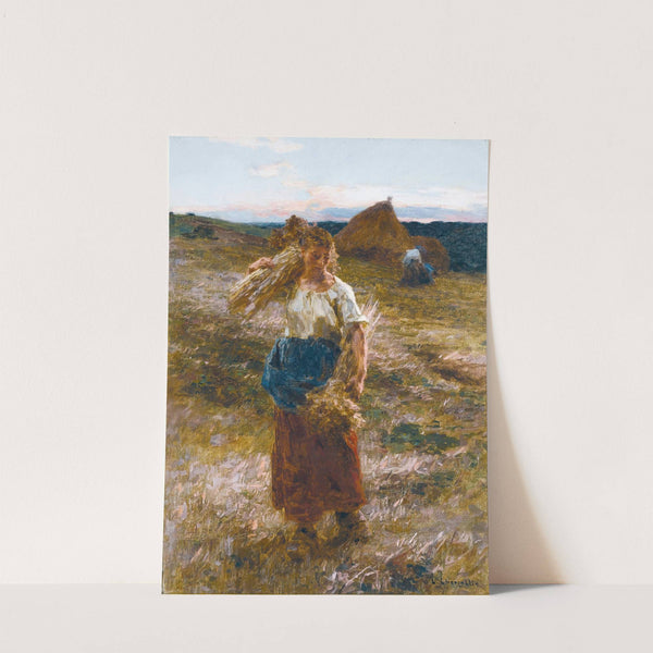 La glaneuse by Léon Augustin Lhermitte