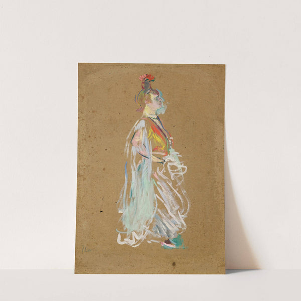 La Goulue en Almée by Henri de Toulouse-Lautrec