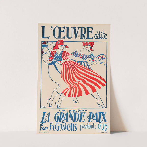 La Grande Paix (juliste) by Bernard Becan