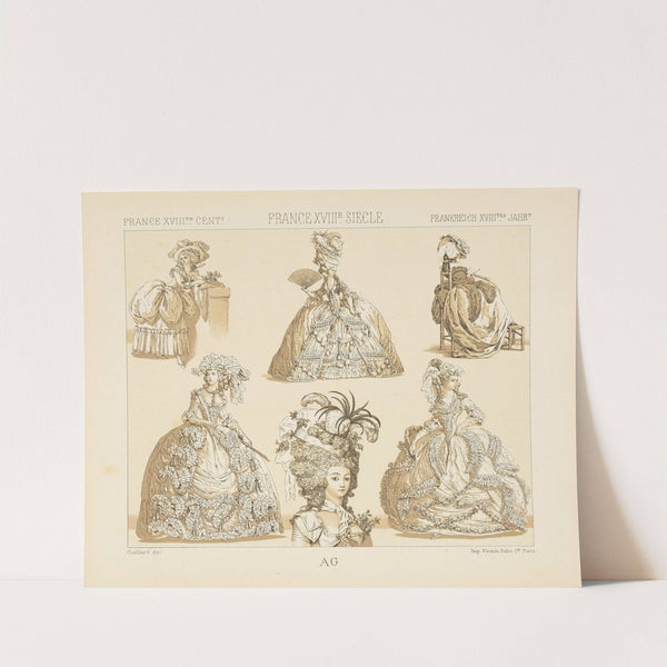 La grande robe ou robe paree – (1876-1888) by Auguste Racinet