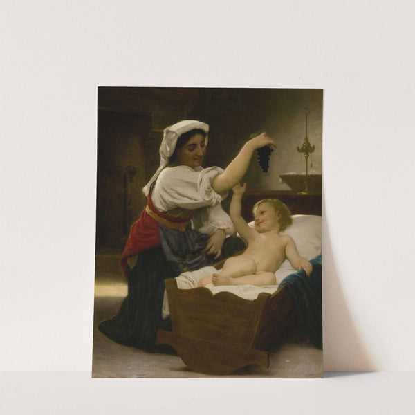 La Grappe De Raisin by William Bouguereau