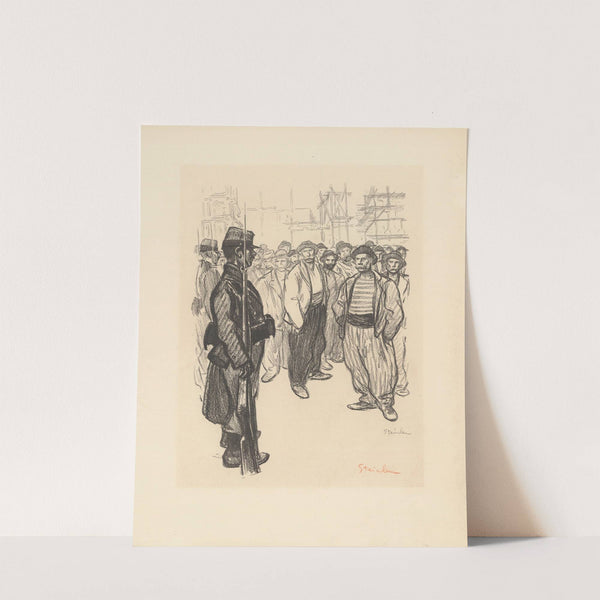 La grève des Juifs (1898) by Théophile Alexandre Steinlen