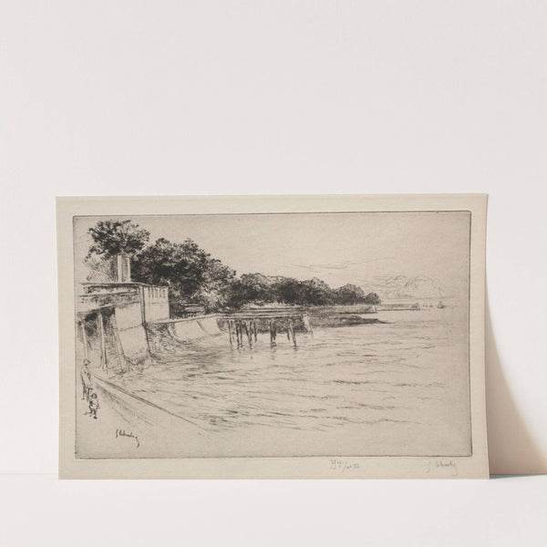 La grève désertée by Gustave Leheutre