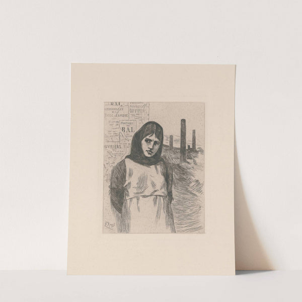 La grève (1876) by Félicien Rops