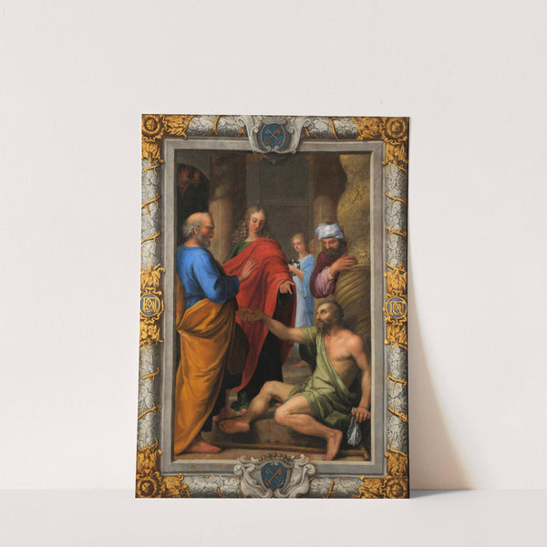 La guérison du paralytique par saint Pierre et saint Jean by Jean Hélart