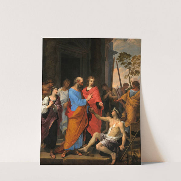 La guérison du paralytique par saint Pierre et saint Jean by Jean Hélart