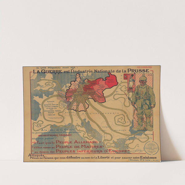 La Guerre est l’industrie Nationale de la Prusse (1917) by Maurice Louis Henri Neumont