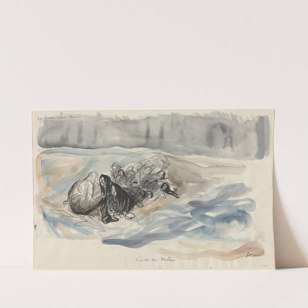 La Guerre sous-Marine. L’ecole des Neutres (c. 1914-1919) by Jean-Louis Forain