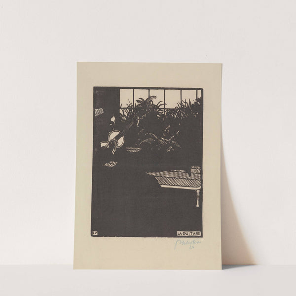 La guitare (1897) by Félix Vallotton