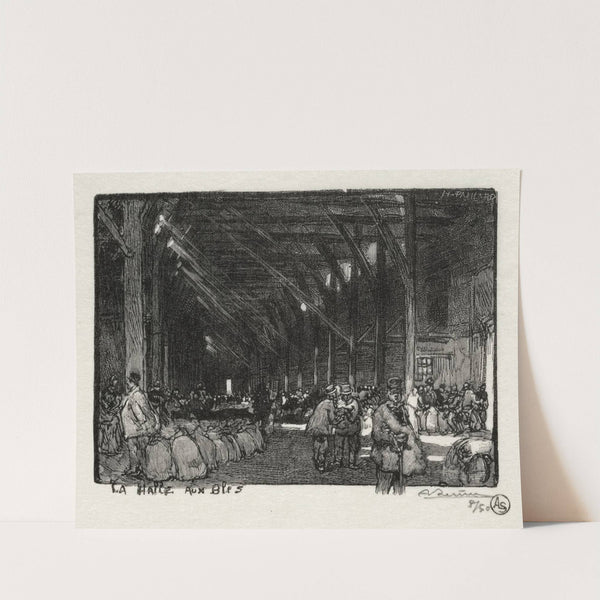 La Halle aux Blès (1896) by Auguste Louis Lepère