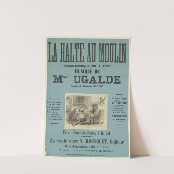 La halte au moulin (1867) by Antonin-Marie Chatinière