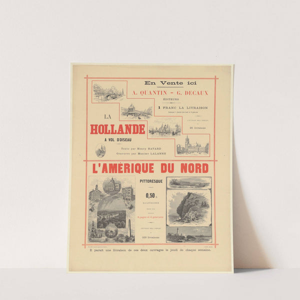 La Hollande à vol d’oiseau, texte par Henry Havard, gravures par Maxime Lalanne – L’Amérique du nord pittoresque (1881) by A. Quantin