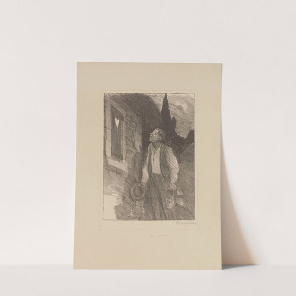 La jalousie (1901) by Théophile Alexandre Steinlen