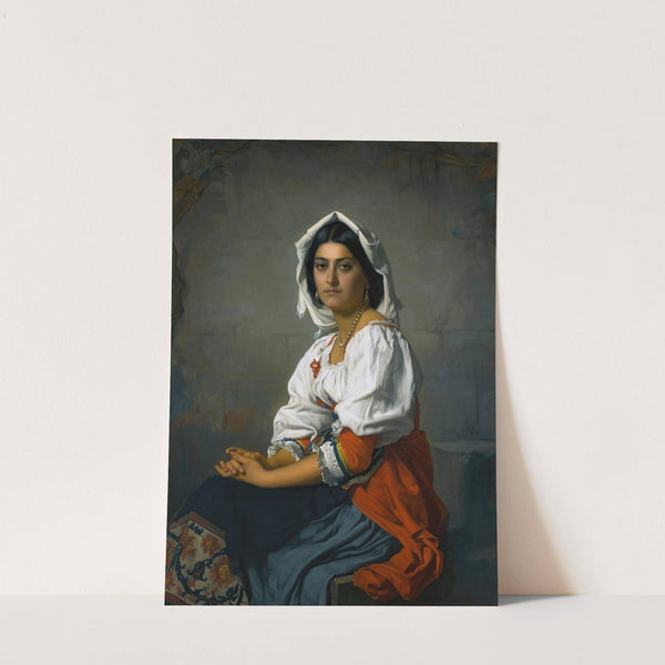 La Jeune Italienne by Henri Lehmann