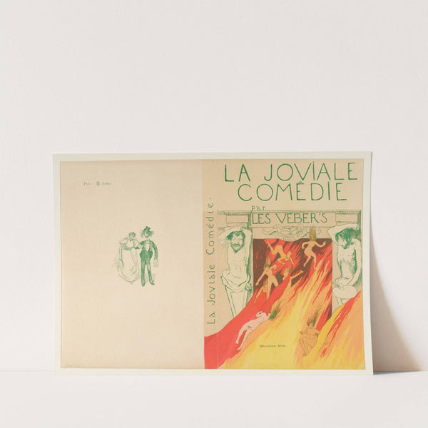 La Joviale comédie – projet de couverture du livre des Veber’s (1896) by Jean Veber