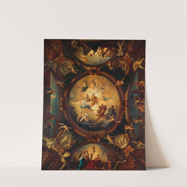 La Justice assure la Paix et protège les Arts by Théodore Pierre Nicolas Maillot