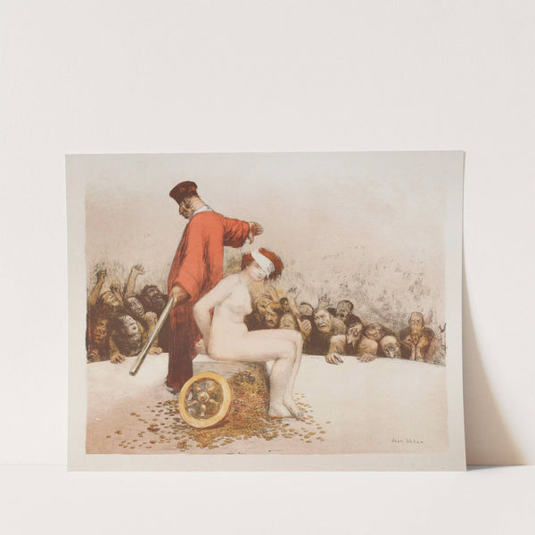 La Justice protégeant la fortune (1898) by Jean Veber