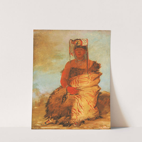 La-Kée-Too-Wi-Rá-Sha, Little Chief, a Tapage Pawnee Warrior by George Catlin