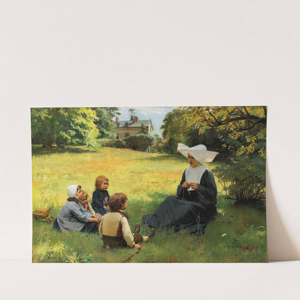 La Leçon De Catéchisme by Louis Emile Adan