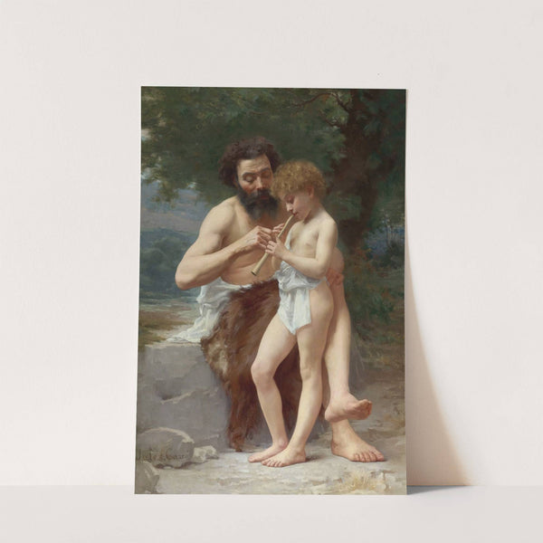 La Leçon De Flûte by Jules-Cyrille Cavé